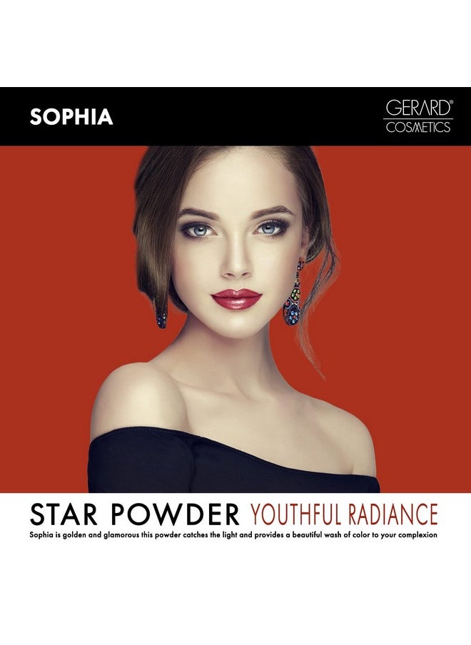 Gerard Cosmetics Star Powder Soft, Velvety Formula Glides Effortlessly Delivers Pure Pigmentation Accentuates Your Facial Features Gluten And Paraben Free Sophia 0.42 Oz Highlighter  - Image 5