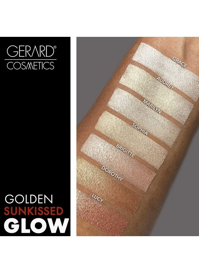 Gerard Cosmetics Star Powder Soft, Velvety Formula Glides Effortlessly Delivers Pure Pigmentation Accentuates Your Facial Features Gluten And Paraben Free Sophia 0.42 Oz Highlighter  - Image 4