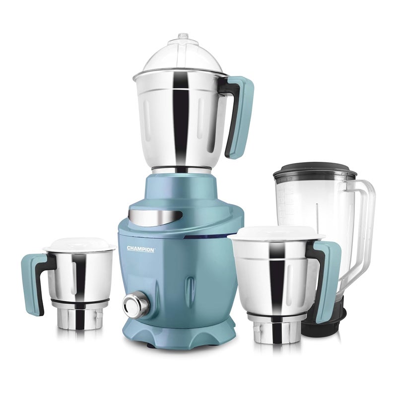 Champion Champion Tulip 750 watt Mixer Grinder with 3 Stainless Steel Jars and 1 Juicer Jar with Lid and 18000 RPM Motor Speed  - Image 1