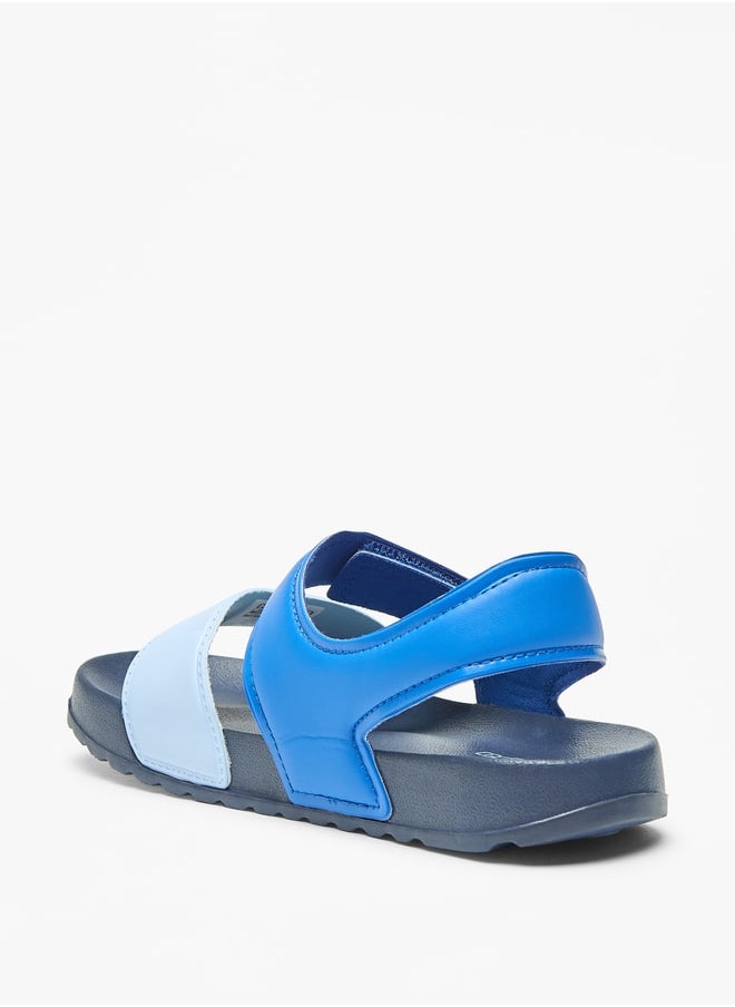 Kappa Boys' Colourblock Floaters with Hook and Loop Closure  - Image 2