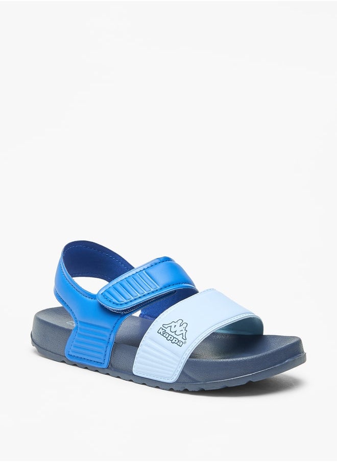 Kappa Boys' Colourblock Floaters with Hook and Loop Closure  - Image 1