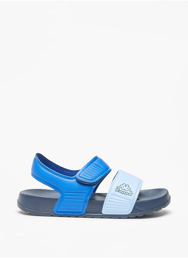 Kappa Boys' Colourblock Floaters with Hook and Loop Closure  - Image 3