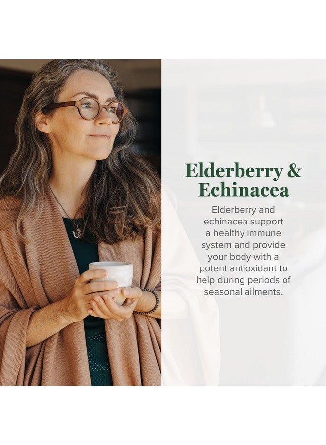 Global Healing Center USDA Organic Elderberry & Echinacea Liquid Supplement Tincture | Antioxidant Immune Support Against Harmful Organisms for Adults and Kids, Vegan, Non-GMO, 2-Month Supply (2 Oz) - Image 2