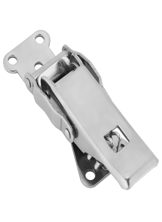 Stainless Steel Hardware Cabinet Case Spring Loaded Latch Catch Toggle Hasp - Image 2