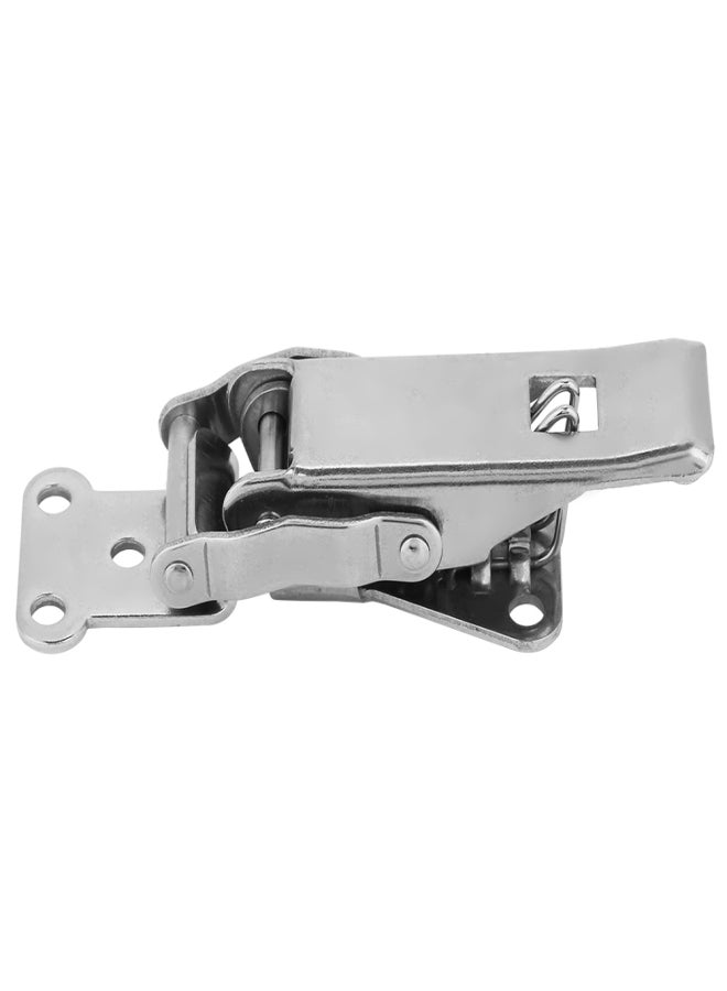 Stainless Steel Hardware Cabinet Case Spring Loaded Latch Catch Toggle Hasp - Image 3