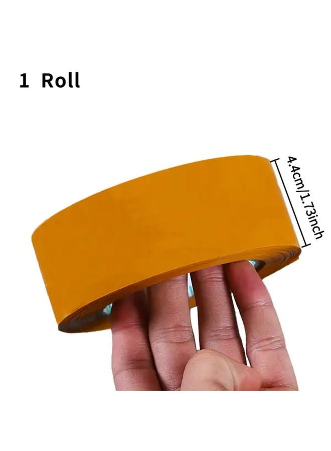 شريط التغليف الأصفر بعرض 1.73 بوصة وطول 142 ياردة، ذو لاصق قوي للشحن - Image 1
