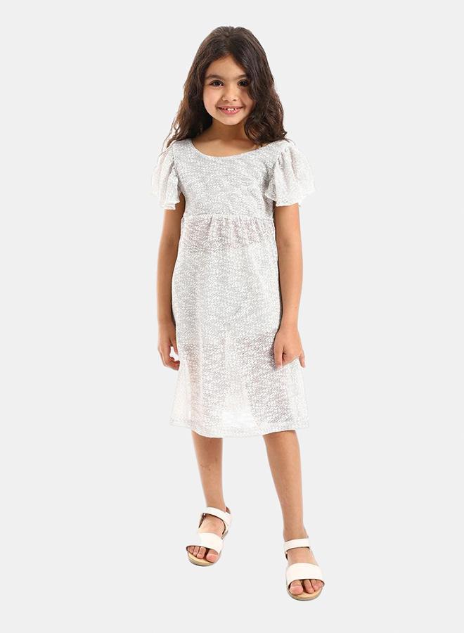 Kady Back Lace Stitched Girls Dress girls shane 10 - Image 1