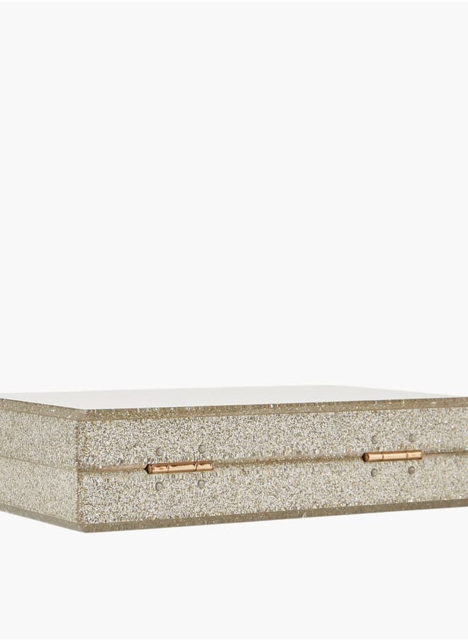 Celeste Women's Embellished Clutch with Detachable Chain Strap and Clasp Closure  - Image 5