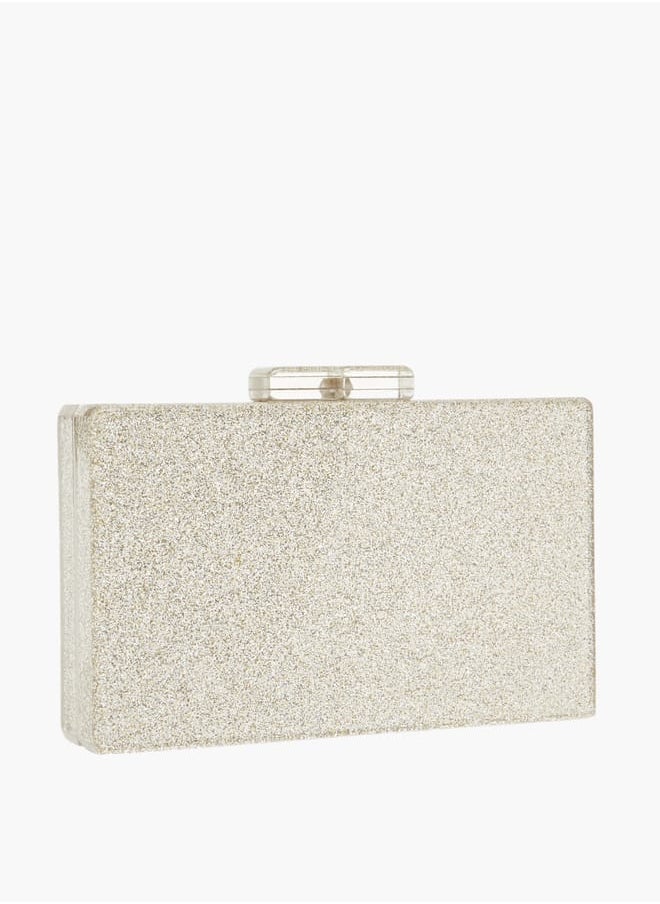 Celeste Women's Embellished Clutch with Detachable Chain Strap and Clasp Closure  - Image 3
