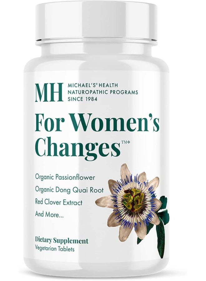 MICHAEL'S Health Naturopathic Programs for Women’s Changes - 90 Vegetarian Tablets - for Peri-Menopausal and Menopausal Women - 22 Servings - Image 1