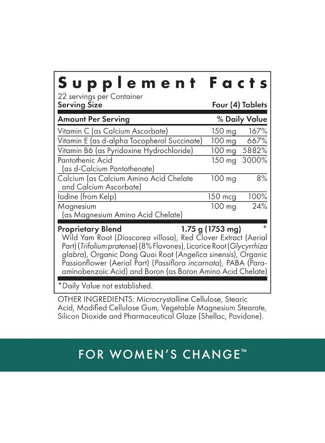 MICHAEL'S Health Naturopathic Programs for Women’s Changes - 90 Vegetarian Tablets - for Peri-Menopausal and Menopausal Women - 22 Servings - Image 2