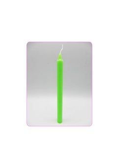 Apple Green Candles 10pcs 29g 19x1.5cm Illuminate Your Celebrations with Vibrant Elegance