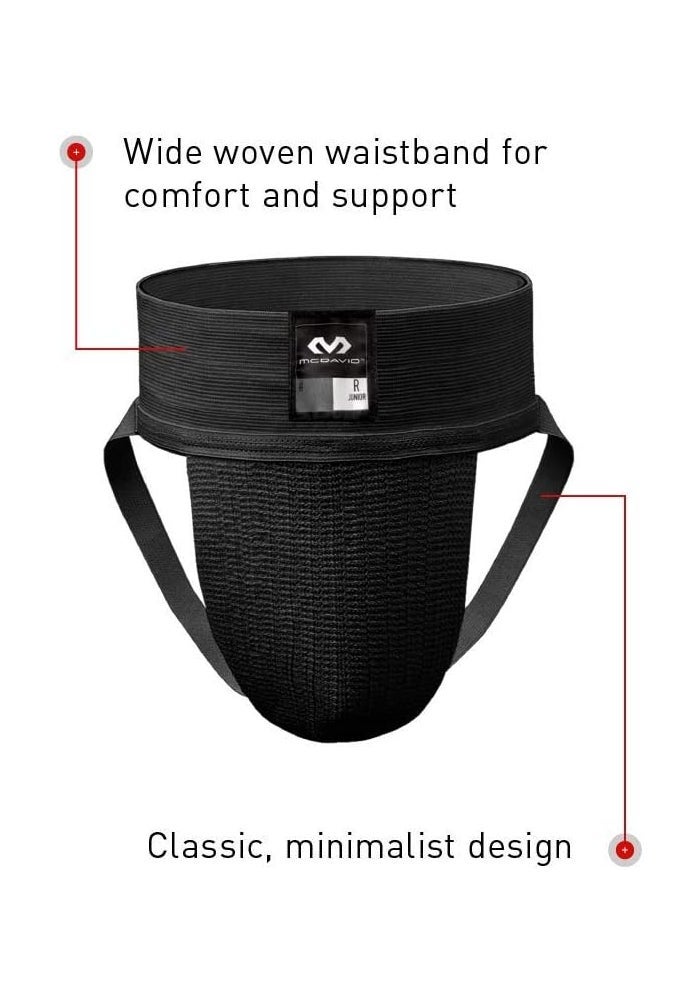 McDavid Men's Athletic Supporter with Stretch Mesh Pouch - Jock Strap Protection (Cup NOT Included) - Pack of 2 - Image 3