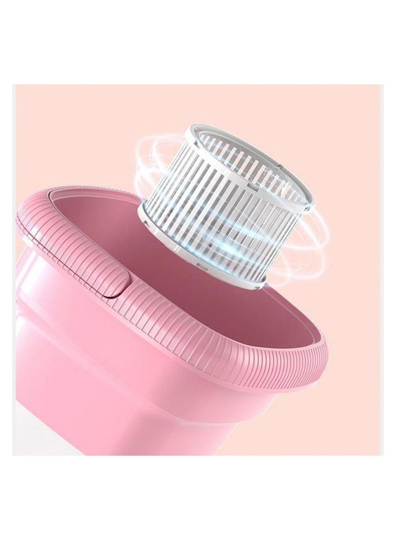 Mini Portable Folding Washing Machine (Pink) - Image 2