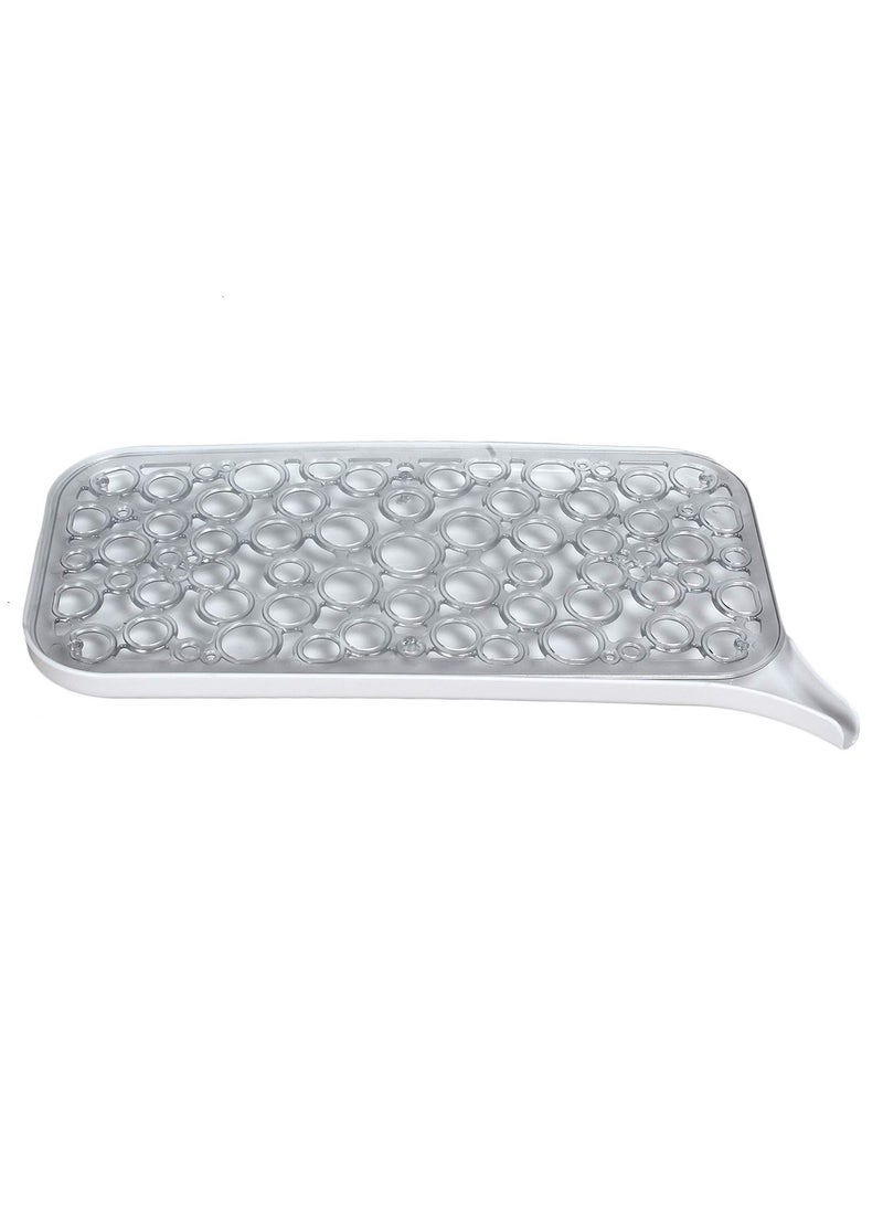 Whitecloud TRANSFORMING HOMES Whitecloud TRANSFORMING HOMES® IT N 712-11 Kitchen Sink Drainer Plastic Storage Rack Tray Dish Cup Draining Organizer (Colour May Vary)  - Image 1