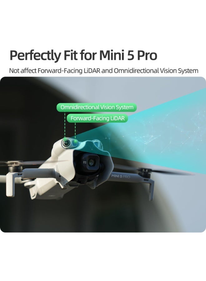غطاء العدسة لـ DJI Mini 5 Pro Gimbal Guard الغطاء الوقائي المضاد للالمع العدسة الظل الشمسي كاب غطاء العدسة الشمسية لـ DJI Mini 5 Pro الملحقات - Image 4