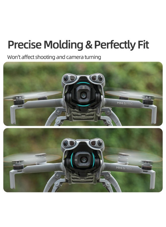 غطاء العدسة لـ DJI Mini 5 Pro Gimbal Guard الغطاء الوقائي المضاد للالمع العدسة الظل الشمسي كاب غطاء العدسة الشمسية لـ DJI Mini 5 Pro الملحقات - Image 5