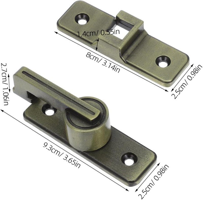 قفل باب الحظيرة من الفولاذ المقاوم للصدأ مزلاج لباب الحمام بوابة نافذة المرآب الأمن - Image 3