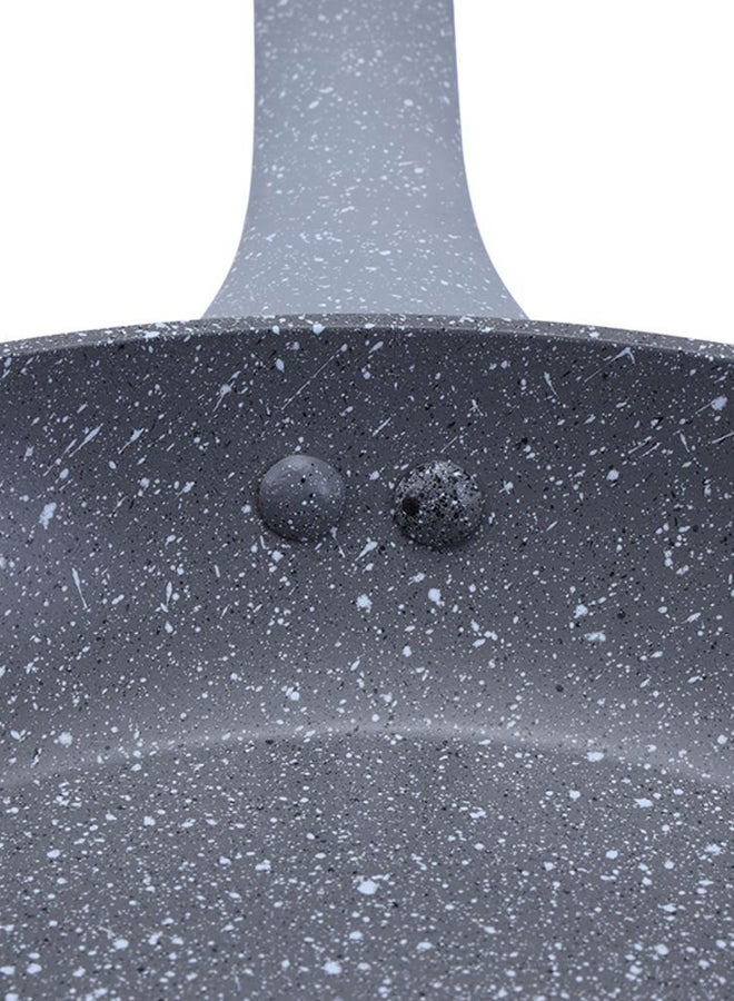Royalford 30 CM Granite Smart Frypan Grey  5 Layer Coating Grey 30cm - Image 4