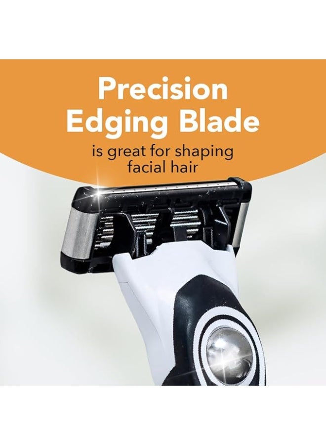 Bic Hybrid Flex 5 Titanium 5 Blade Disposable Razors for Men, 8 Piece Razor Set - Image 3