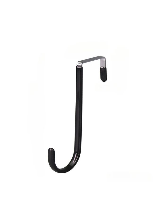 White Heavy Duty Over The Door Hook No Drill Space Saving Organizer - Image 2