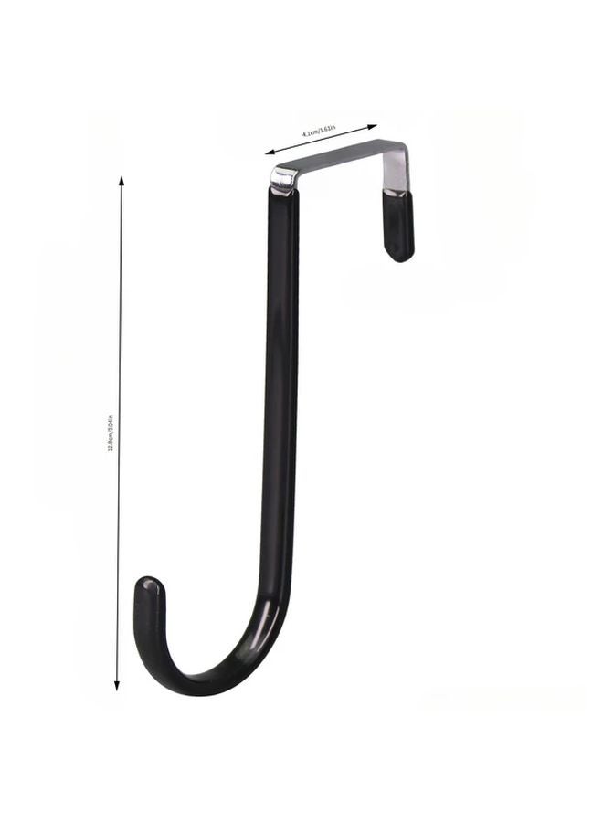 White Heavy Duty Over The Door Hook No Drill Space Saving Organizer - Image 5