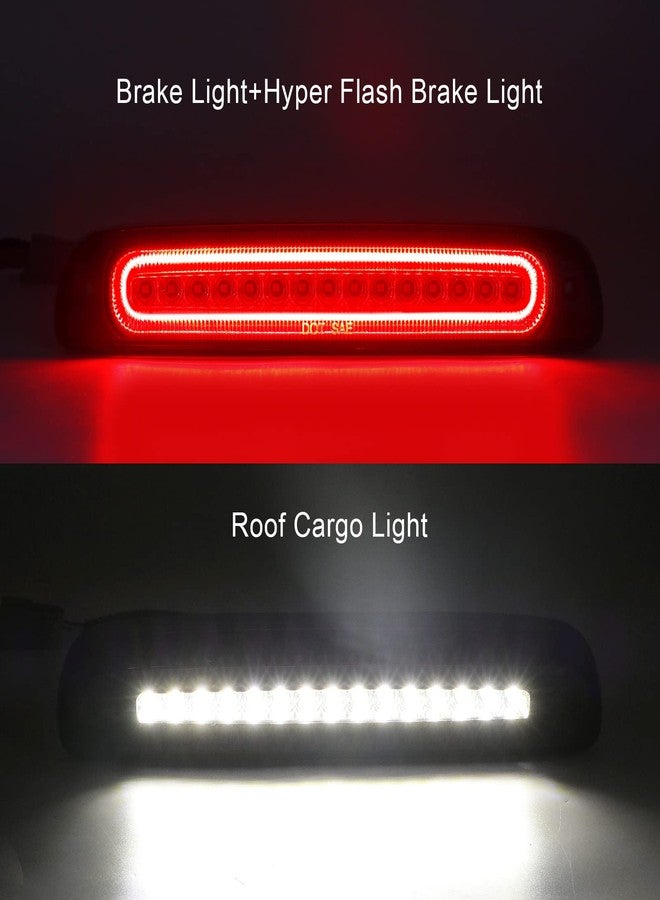 Mynoway مصباح فرامل ثالث LED بعدسة مدخنة من ماينوواي، بديل لمصابيح فورد F250، F350، F450، F550 سوبر ديوتي (1999-2016)، ورينجر (1993-2011)، مصباح توقف مركزي علوي مع حشية مانعة للتسرب، بديل للقطعة الأصلية CC3Z13A613B - Image 2