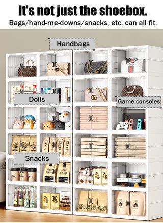 Shoe cabinet, no installation required, foldable large one-piece storage box, long and short boots, multi-layer dust-proof plastic four-row shoe rack - pzsku/ZC1D58AFE4F380AFF2E5BZ/45/1750072923/724d5c50-cdc5-46bb-91ae-fcea99945328