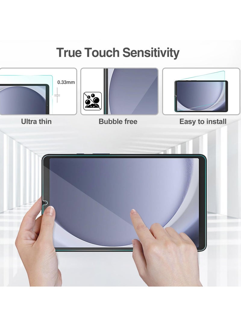 Procases 1 Pack Screen Protector For Galaxy Tab A9 8.7 Inch 2023 9H Hardness Tempered Glass Hd Clear Screen Film Guard For 8.7 Inch Galaxy Tab A9 Tablet Sm X110 X115 X117 - Image 3