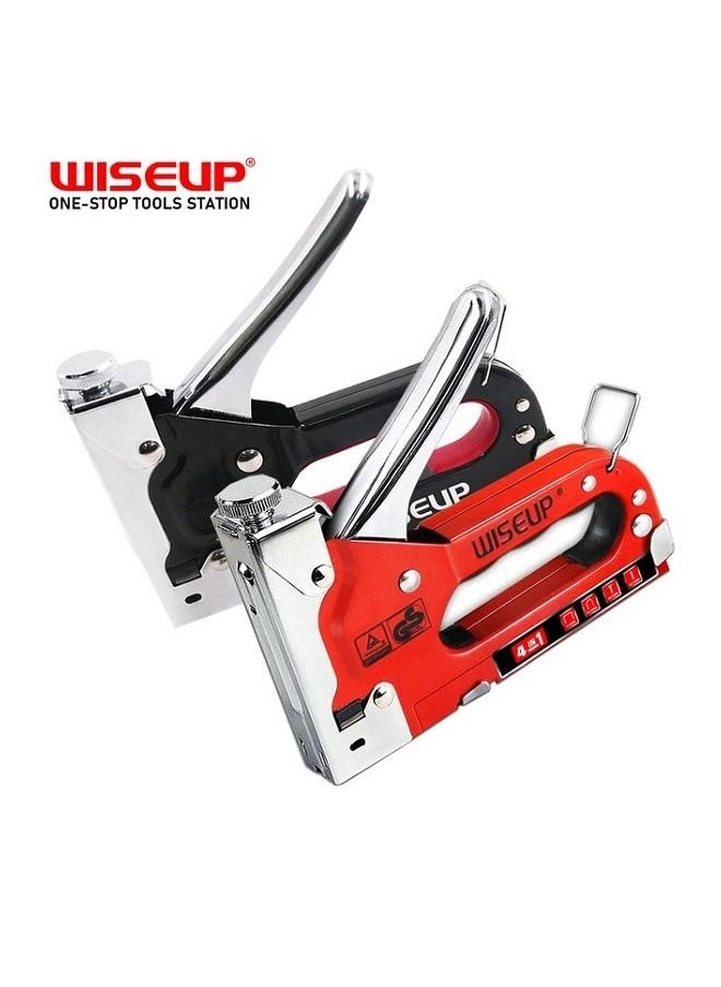 WISEUP - Staple Gun For Wood 4 In 1 Heavy Duty Stapler Gun With Staples 800 Pcs - Image 1