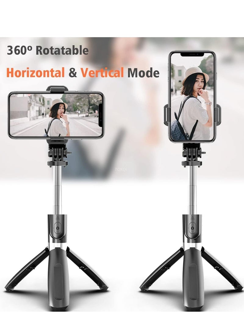 ELTRAZONE Selfie Stick, 3 in 1 Extendable Selfie Stick Tripod with Detachable Bluetooth Wireless Remote Phone Holder for iPhone 12/Xs/iPhone 8/iPhone 11/11pro, Galaxy S10/S9 Plus/S8/Note8, LG - Image 4