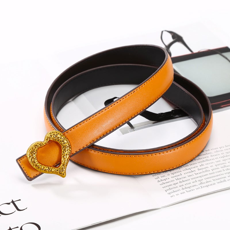 Korean Style Women'S Wide Girdle Shaved Jeans Belt Girls Antique Retro Simple Belt Student Fine Style - Image 5