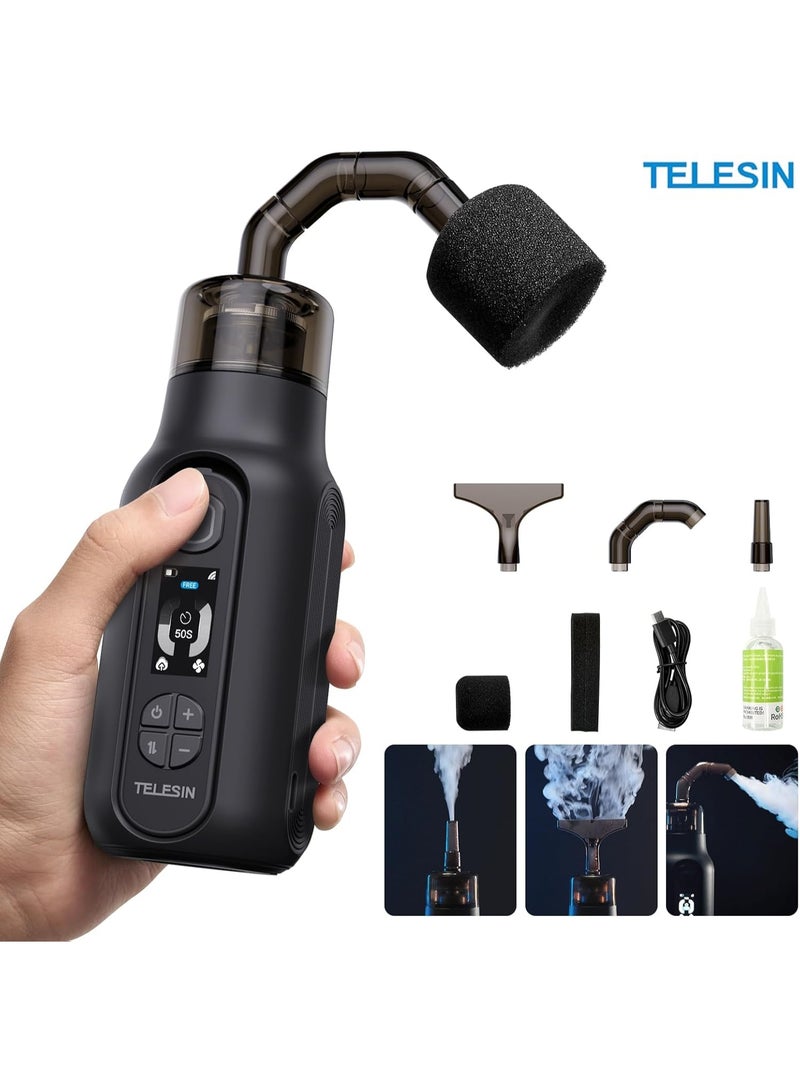 TELESIN C40 Portable Fog Machine for Photography Fog Effect, 40W Handheld Smoke Machine Fog Maker with Remote Control Mini Hand-held Fogger for Outdoor Events, Parties, Stage Effects,  Disinfection, Weddings - Image 1