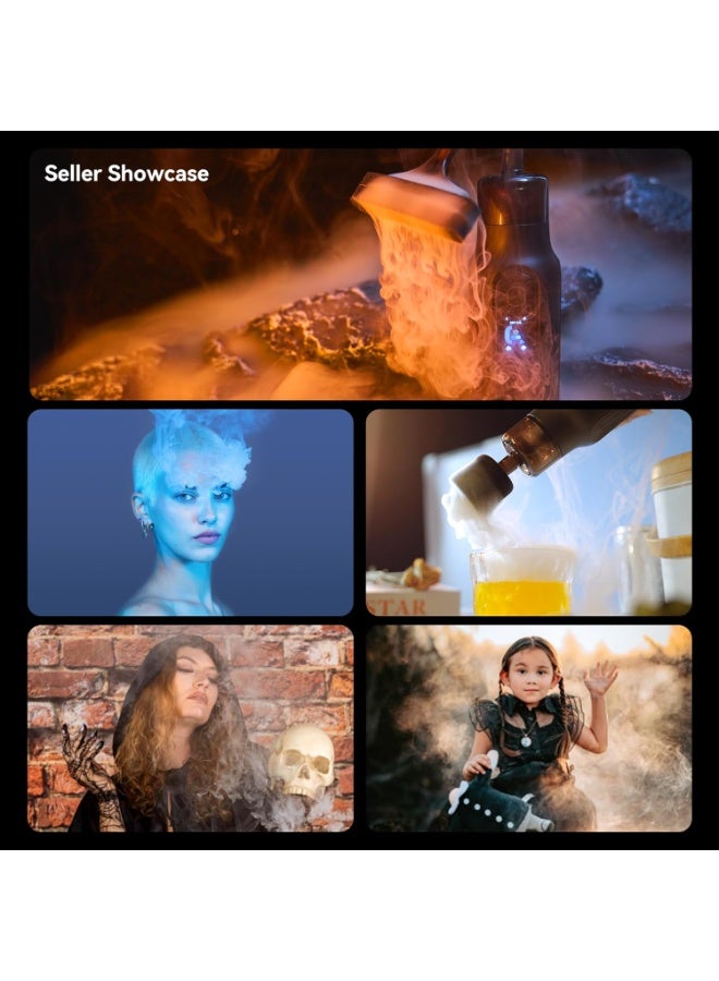 TELESIN C40 Portable Fog Machine for Photography Fog Effect, 40W Handheld Smoke Machine Fog Maker with Remote Control Mini Hand-held Fogger for Outdoor Events, Parties, Stage Effects,  Disinfection, Weddings - Image 4