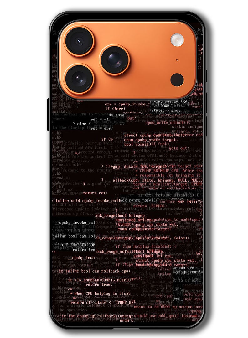 Theodor Case Compatible with Apple iPhone 17 Pro Max 6.9 Inch Protection Shockproof Bumper Cover Coding - Image 1