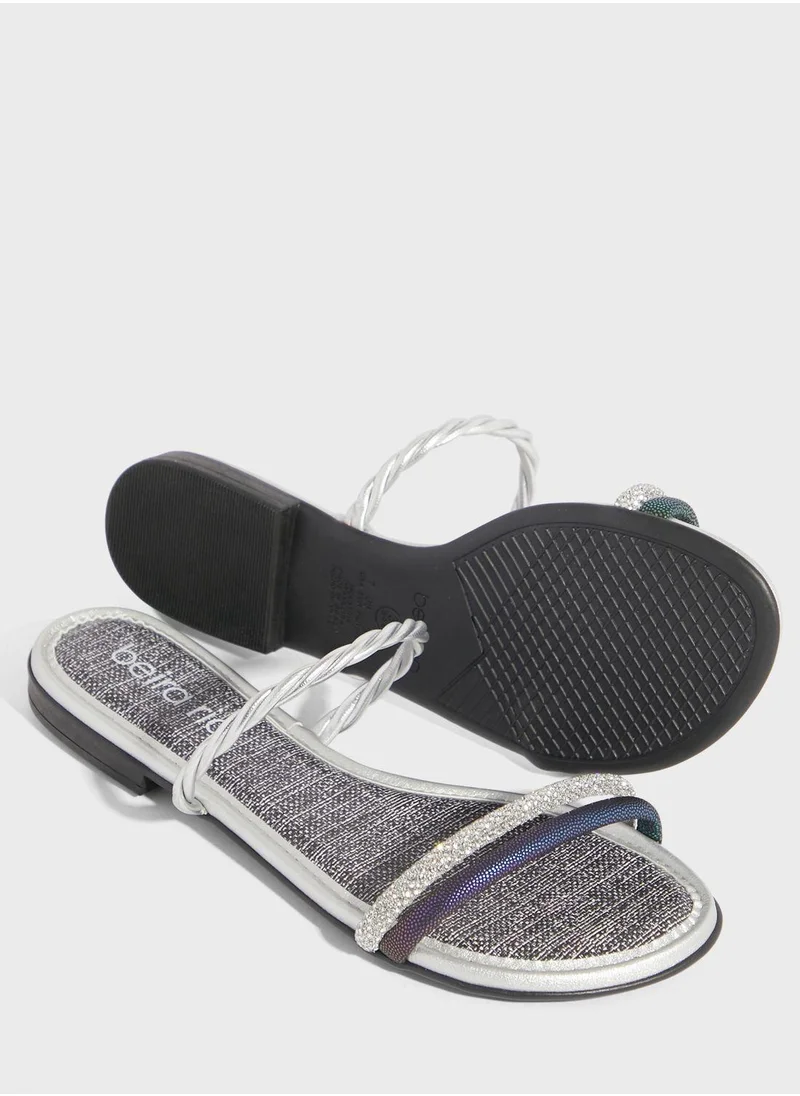 Beira Rio Mary Multi Strap Flat Sandals