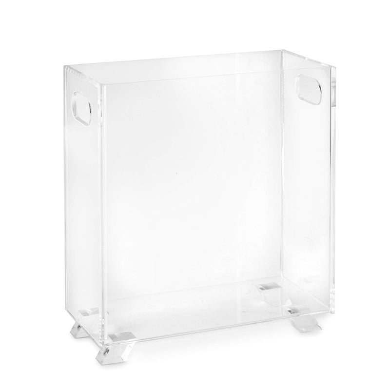 Huang Acrylic Huang Acrylic Clear Magazine Holder or Wastebasket  - Image 3