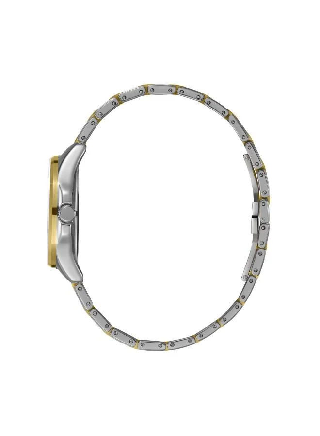 بيفرلي هيلز بولو كلوب BEVERLY HILLS POLO CLUB BP3700C.270 Women Multi Function Display Watch & Metal Strap Silver/Gold