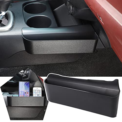 HAPPYHORSE Gear Shift Storage Box Organizer Compatible with Toyot@ Hilux 2015-2022 Car Center Console Gear Shift Side Organizer Tray Storage Box ABS Accessories (Right) - Image 1