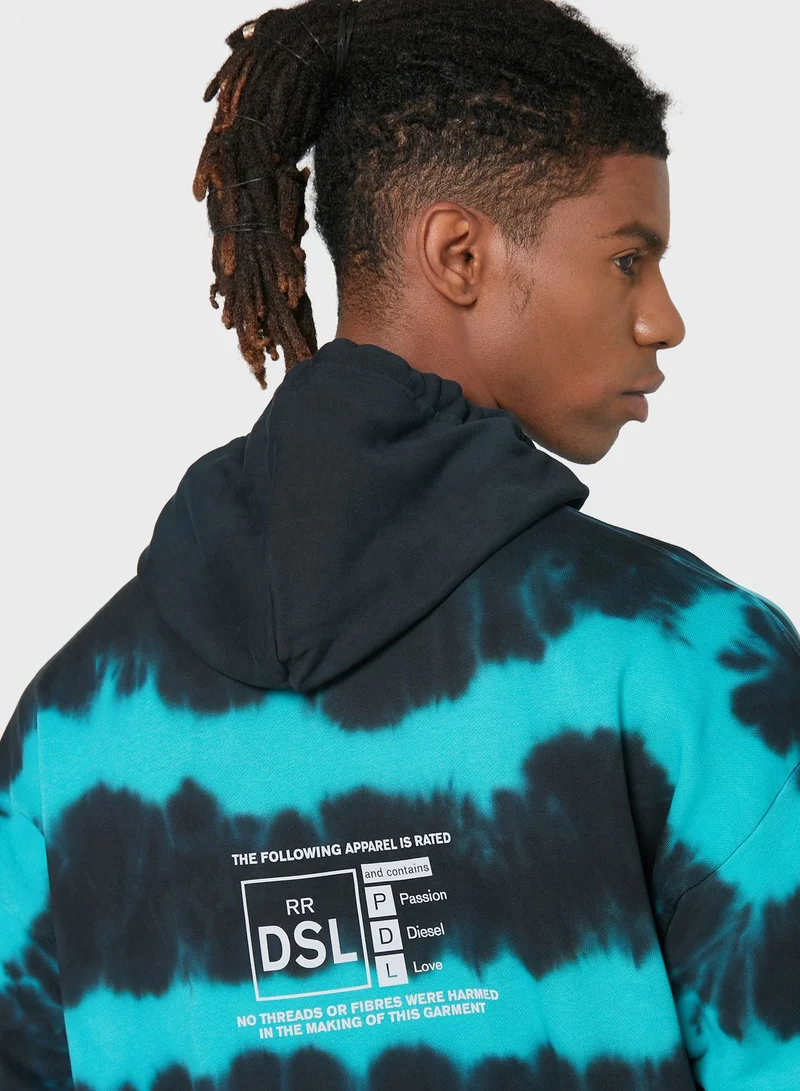 DIESEL Tie Dye  Hoodie