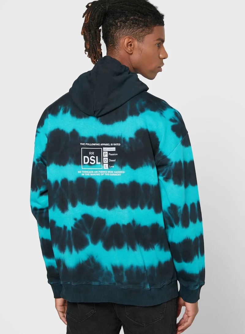 DIESEL Tie Dye  Hoodie