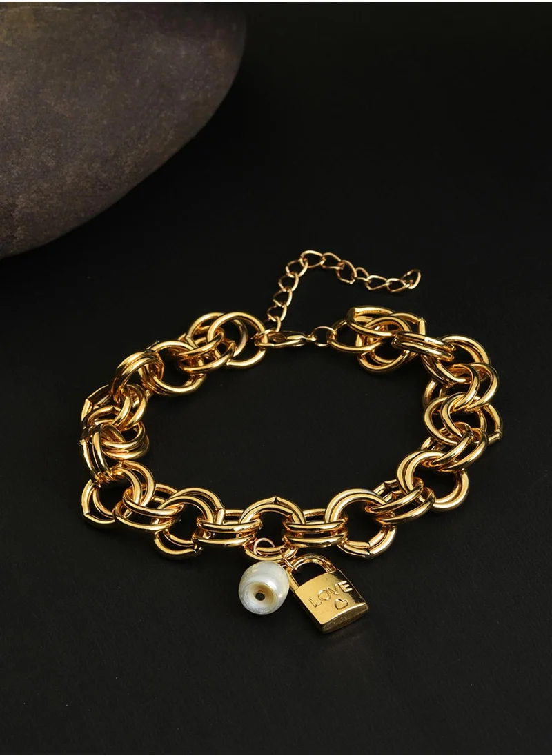 SOHI Contemporary Link Bracelet