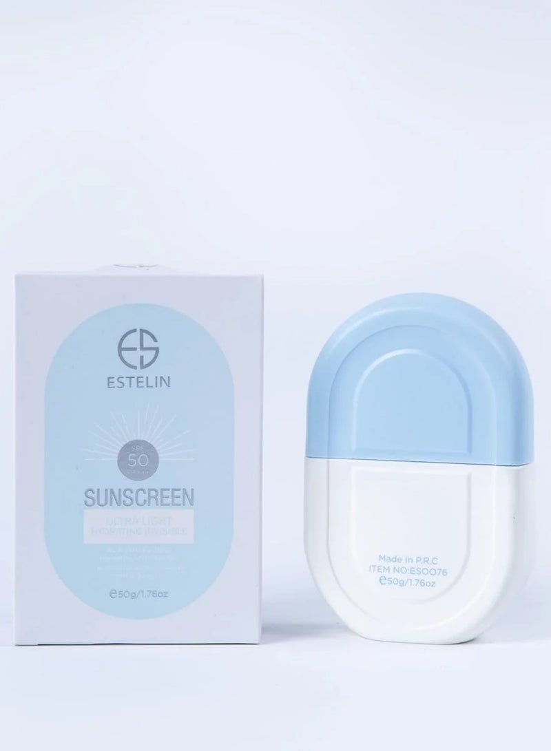 ESTELIN Ultra Light Invisible Sunscreen SPF 50 PA+++ - 50g