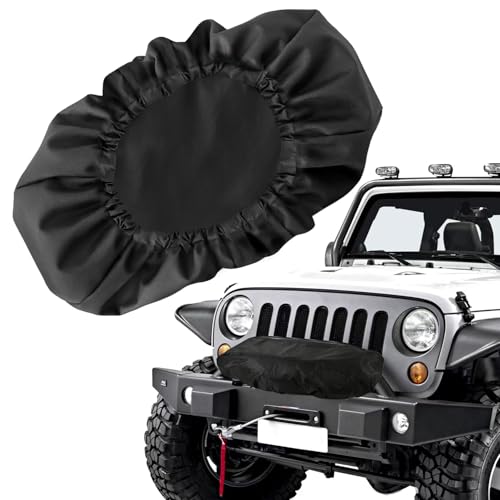 Qflrgon Winch Cover, New Upgrade Heavy Duty 600D Oxford Fabric Winch Covers for 8500-17500 lbs Electric Winch, Waterproof Dustproof Sunproof UV Resistant Tear Resistant Durable, 22″ x 9.8″ x 7.5″ - Image 1
