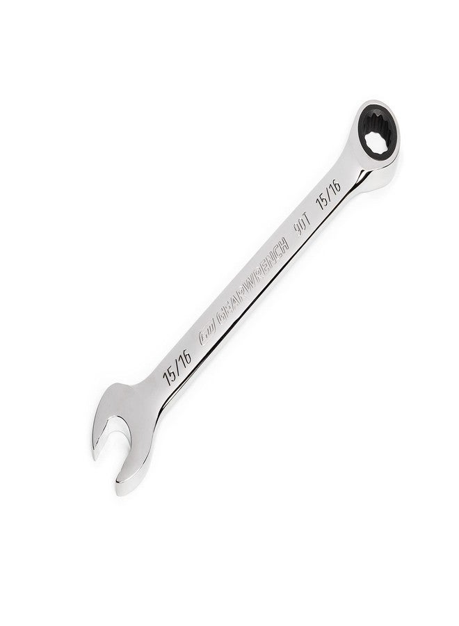 GEARWRENCH 15/16" 4 Degree Swing Arch 12 Point Ratcheting Combination Wrench - 86952 - Image 1