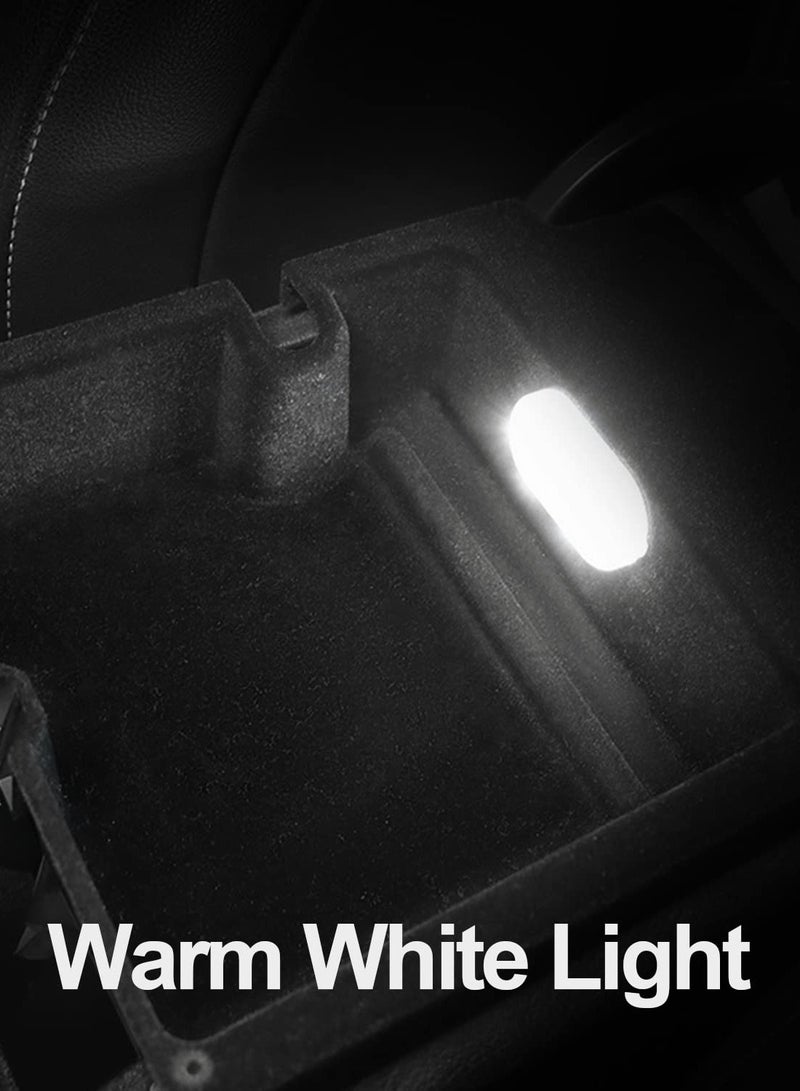 Loquat Car LED Lights Interior Portable Small Incar LED Touch Lights with 6 Bright LED Lamp Beads - Image 3