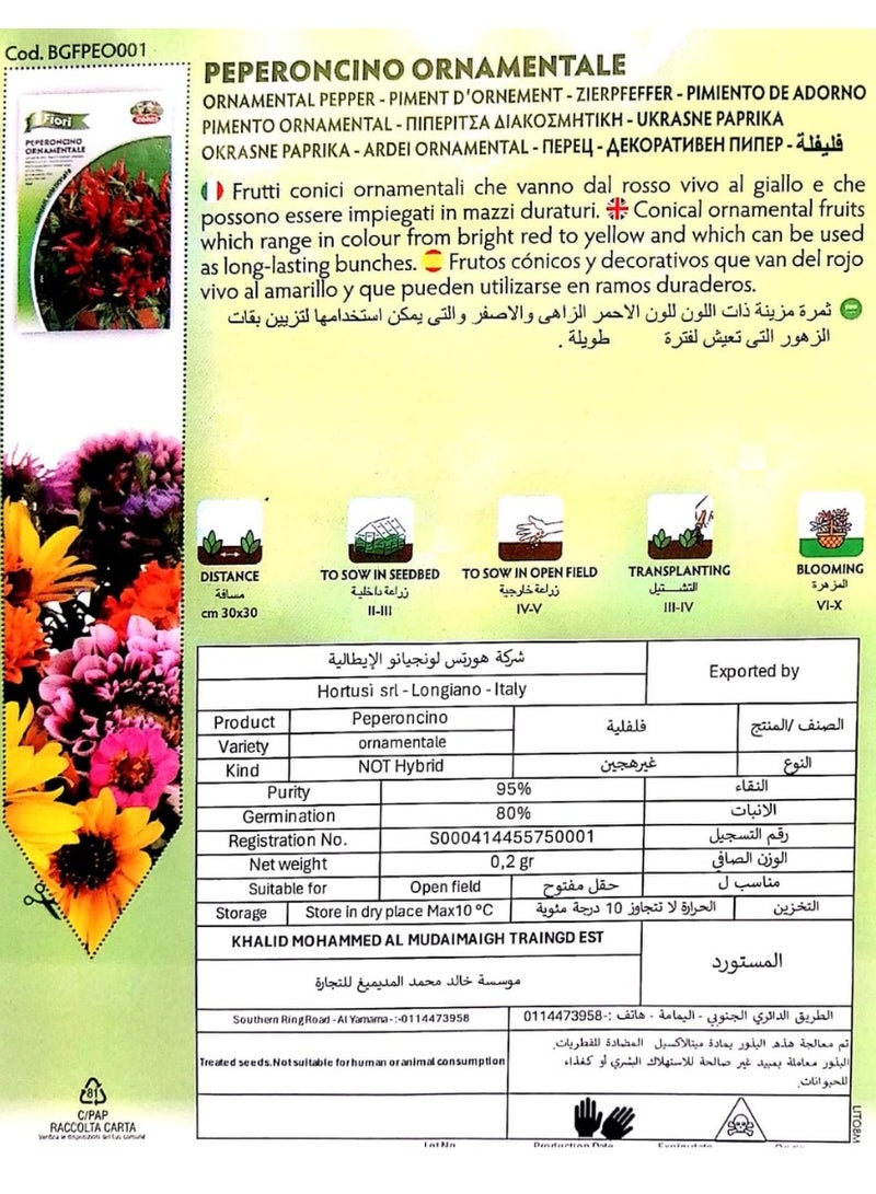 ZORZI Pepper Seeds - Image 2