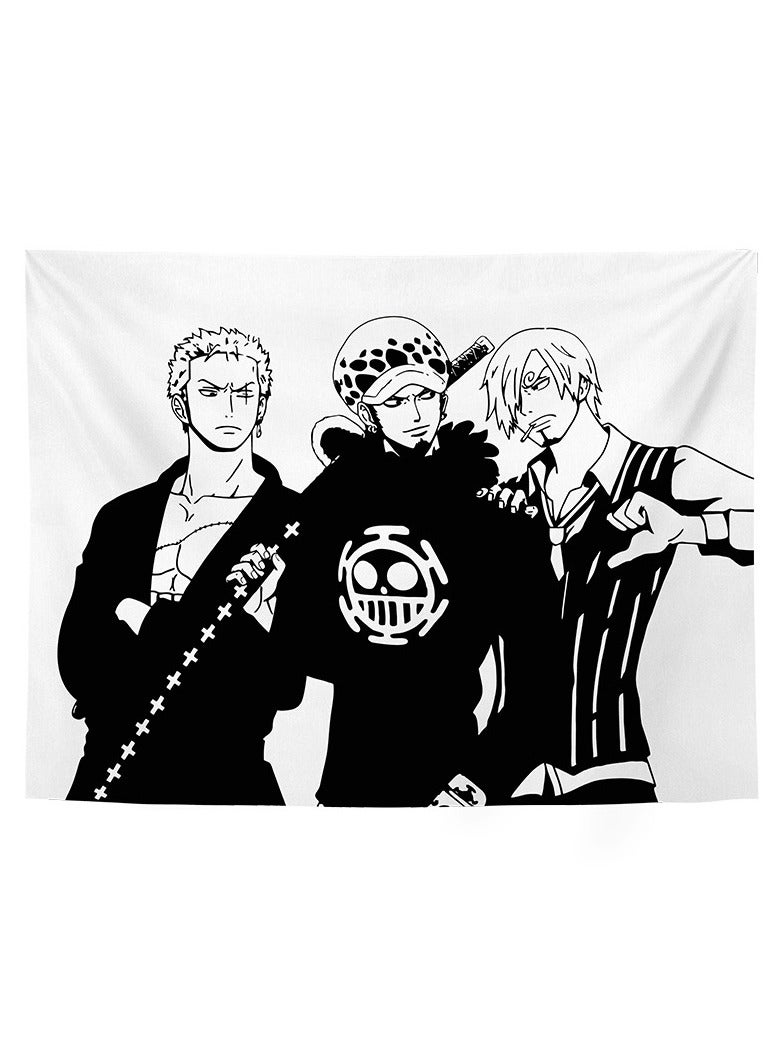 EBMINI One Piece Luffy Anime Background Cloth 