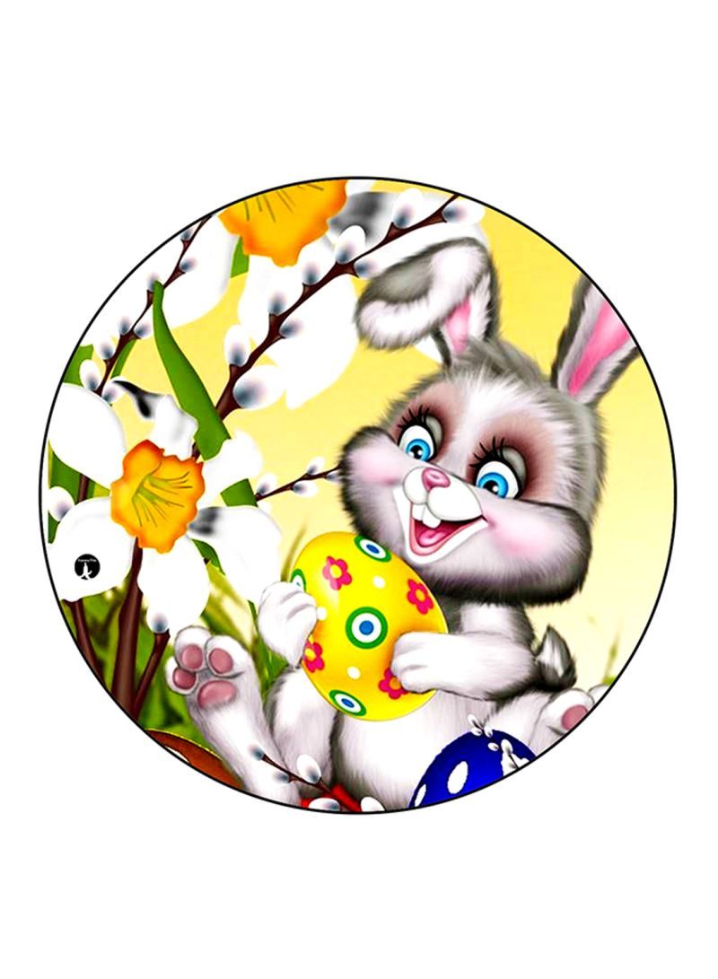 RKN Rabbit Printed Mouse Pad Multicolour