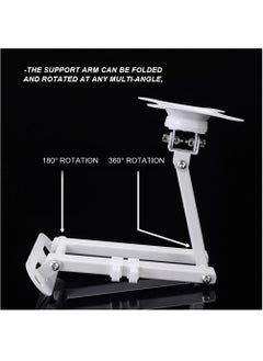 FlashHawk Rotating Retractable Monitor Wall Mount,Suitable for 10-27 inch Screens, 15Kg Load-bearing  - Image 5